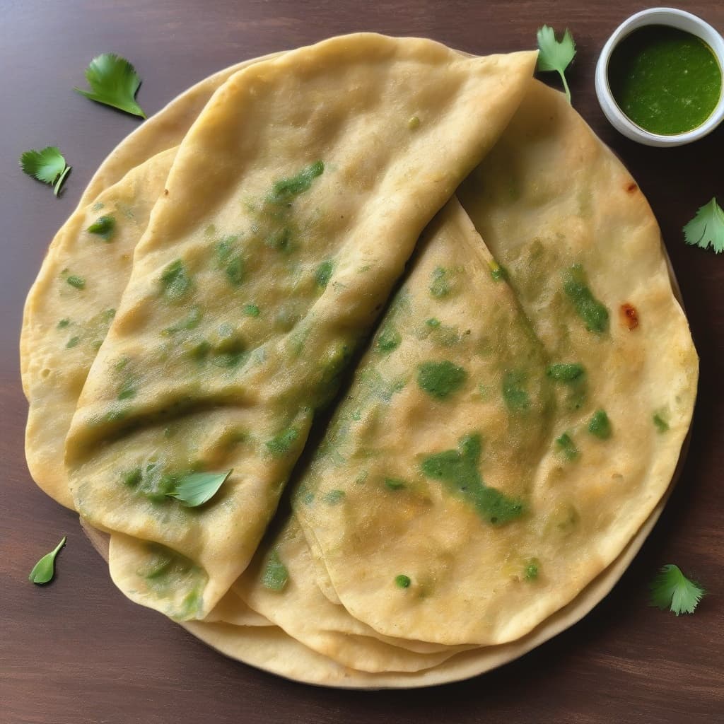 Green Chilli Prantha