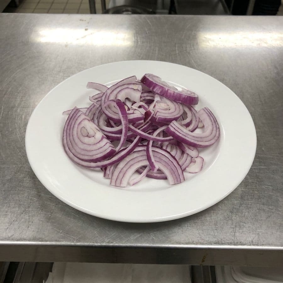 Sliced Red Onions