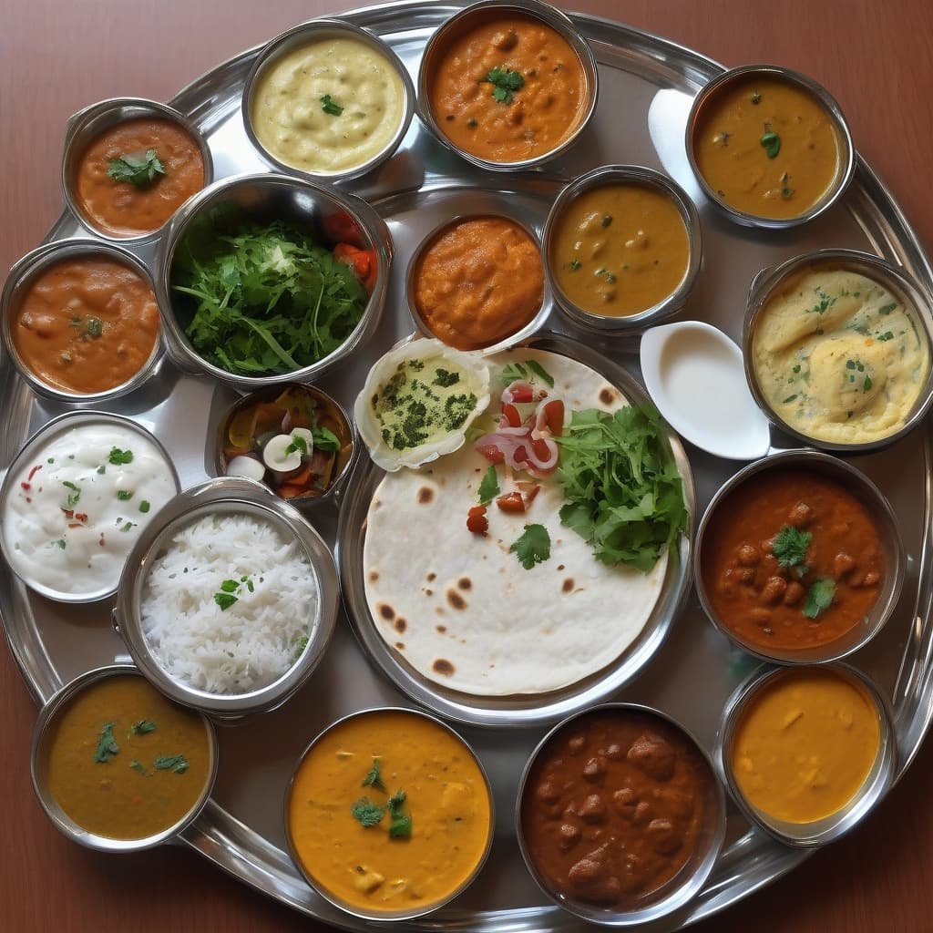 Vegetarian Thali (Combo)