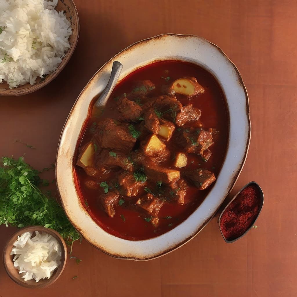 Goat Vindaloo with Bones