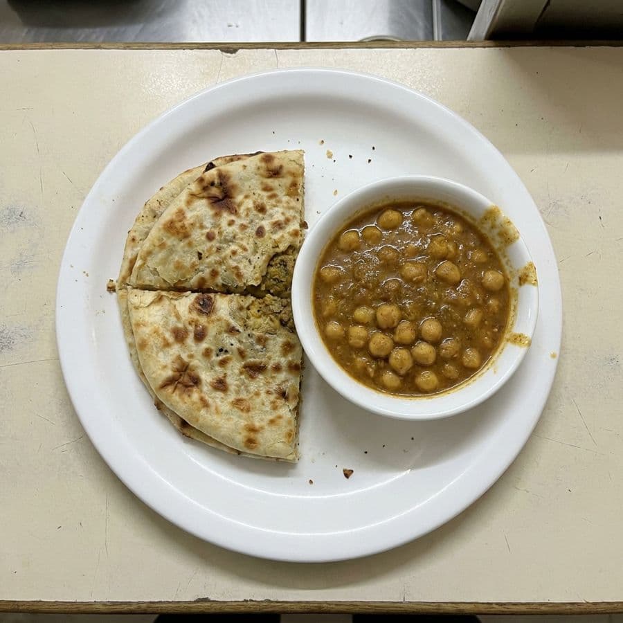 Amritsari Kulcha with Chole