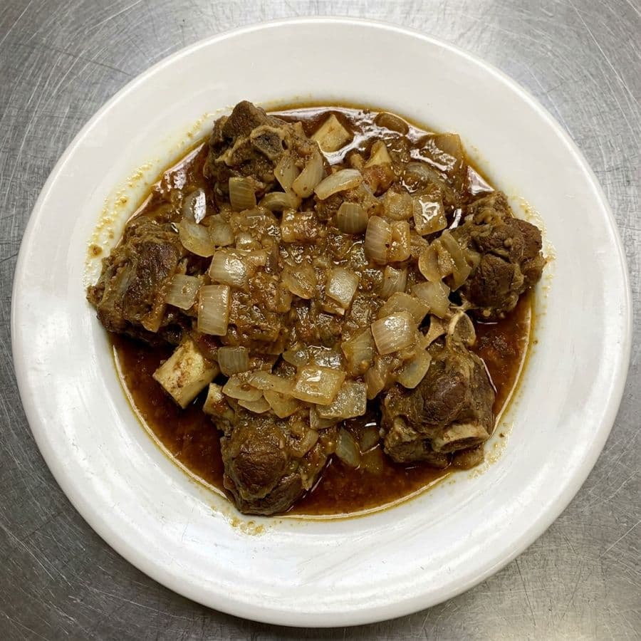 Goat Pyaza with Bones