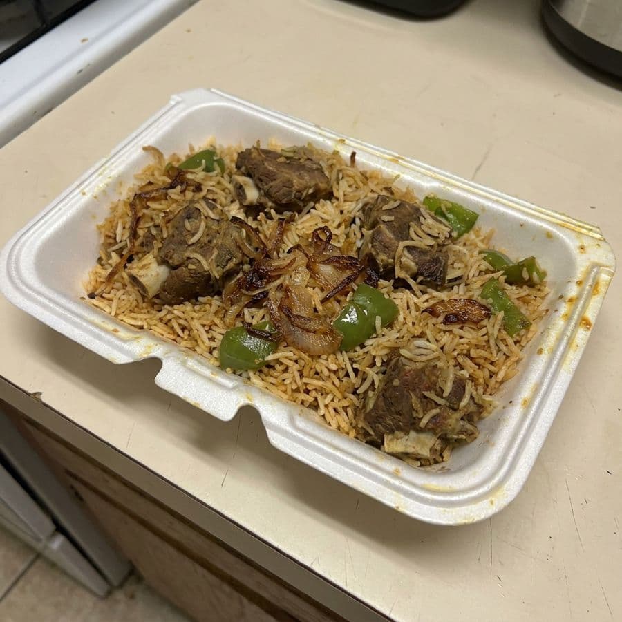 Goat Biryani with Bones