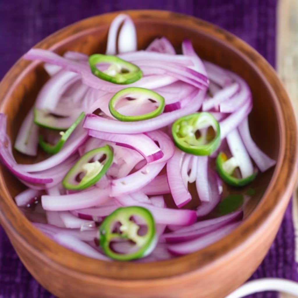 Sliced Red Onions