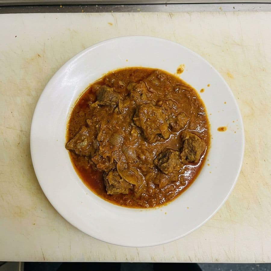 Goat Roganjosh with Bones