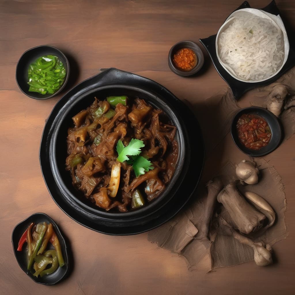 Goat Kadai with Bones